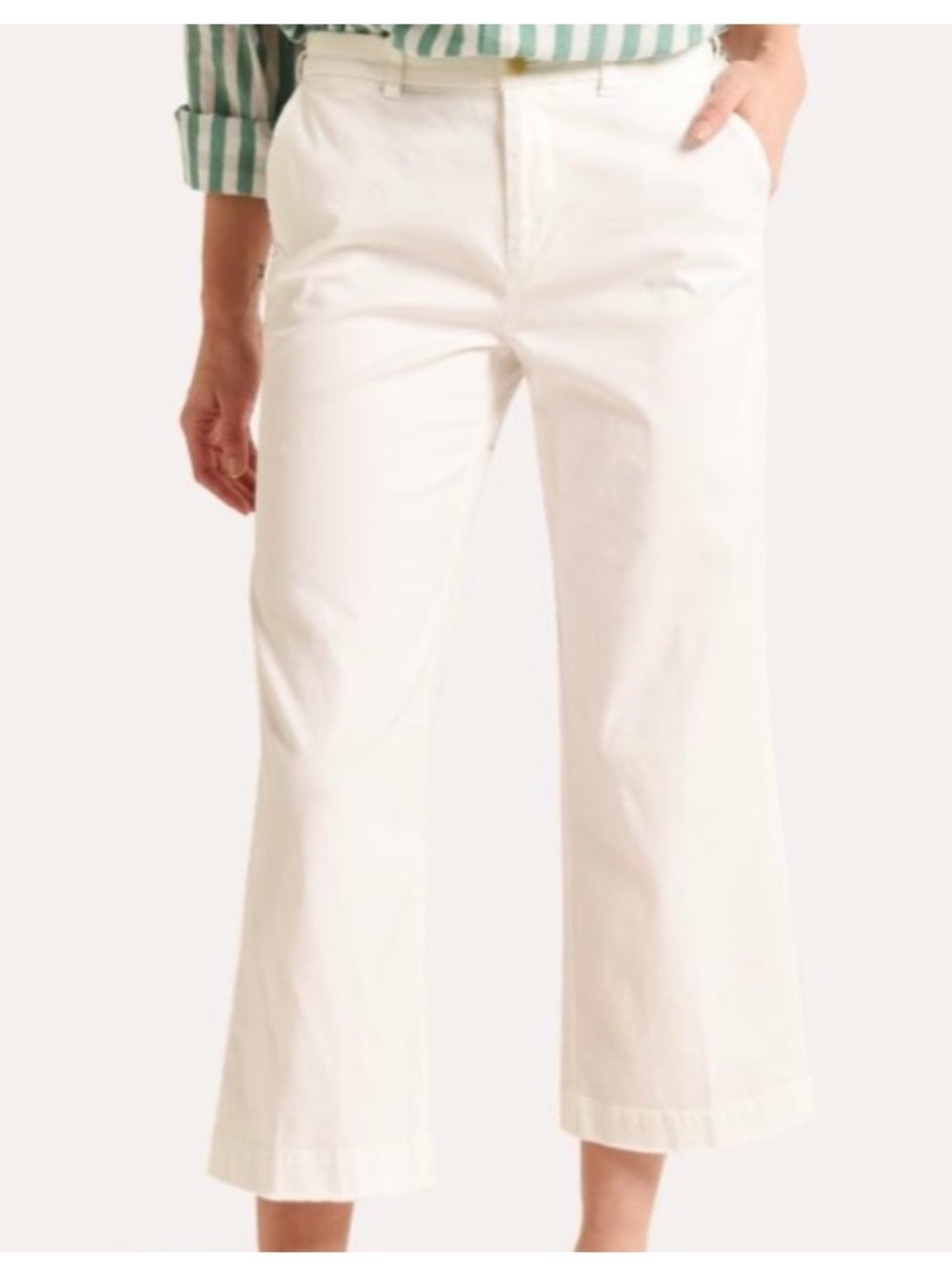 ATM Enzyme wash cropped boyfriend pants